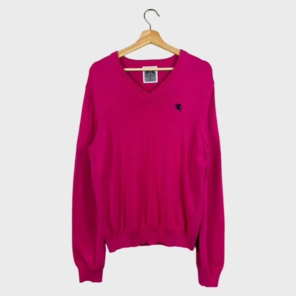 Express Pink V-Neck Sweatshirt - Picture 1 of 14